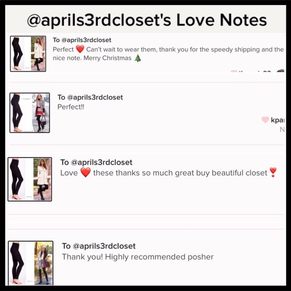 BLACK FLEECE LINED LEGGINGS FOOTLESS TIGHTS - Picture 11 of 13